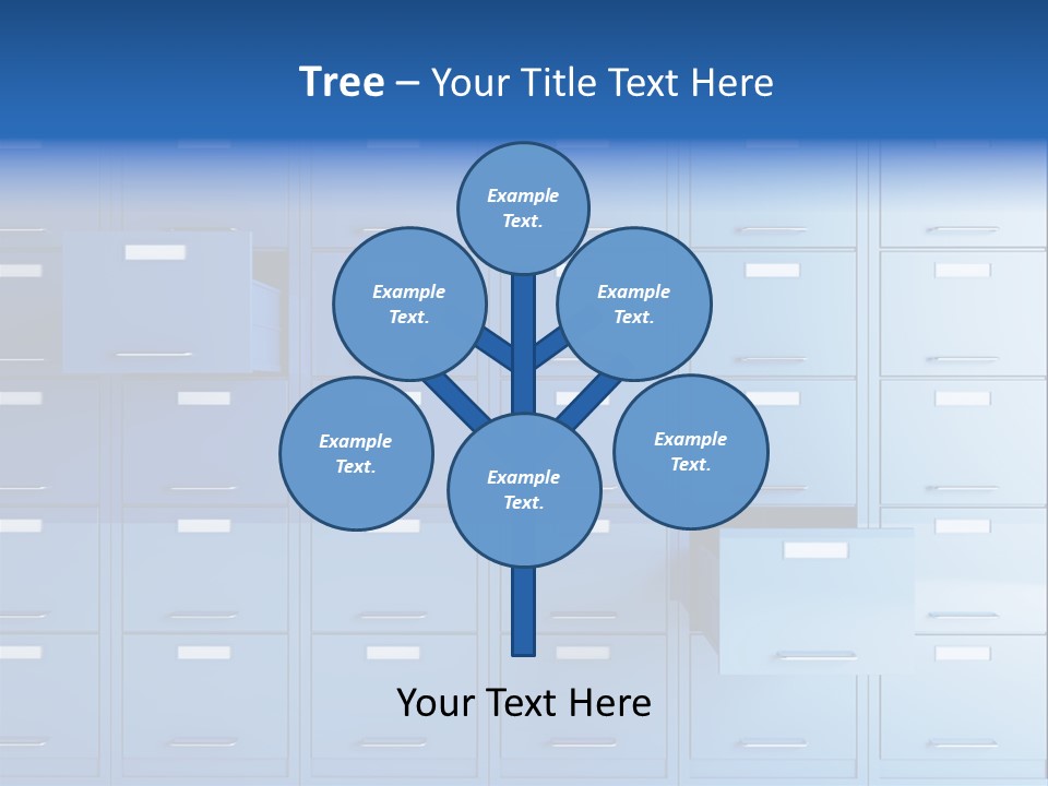 Gorgeous Isolated Ringlet PowerPoint Template