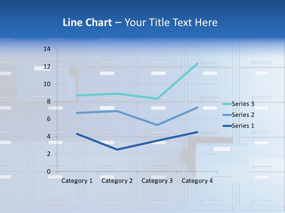 Gorgeous Isolated Ringlet PowerPoint Template