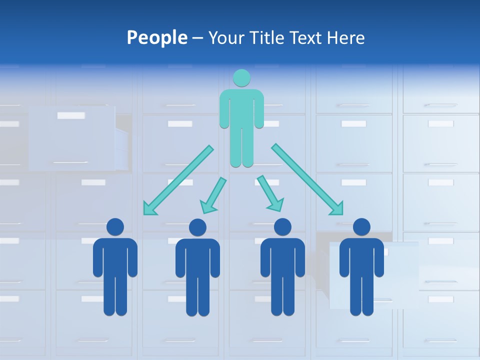 Gorgeous Isolated Ringlet PowerPoint Template