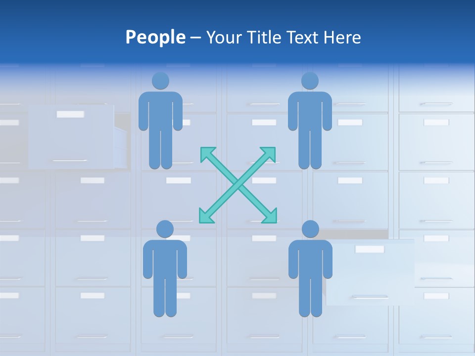 Gorgeous Isolated Ringlet PowerPoint Template