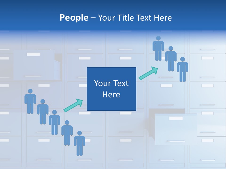 Gorgeous Isolated Ringlet PowerPoint Template