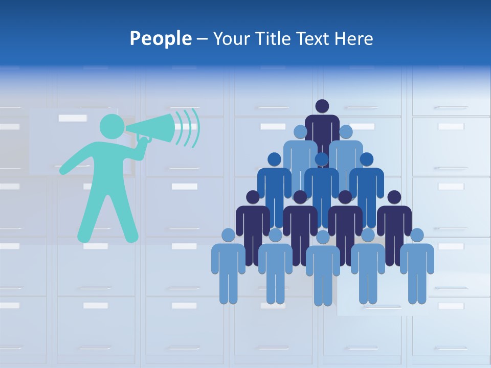 Gorgeous Isolated Ringlet PowerPoint Template