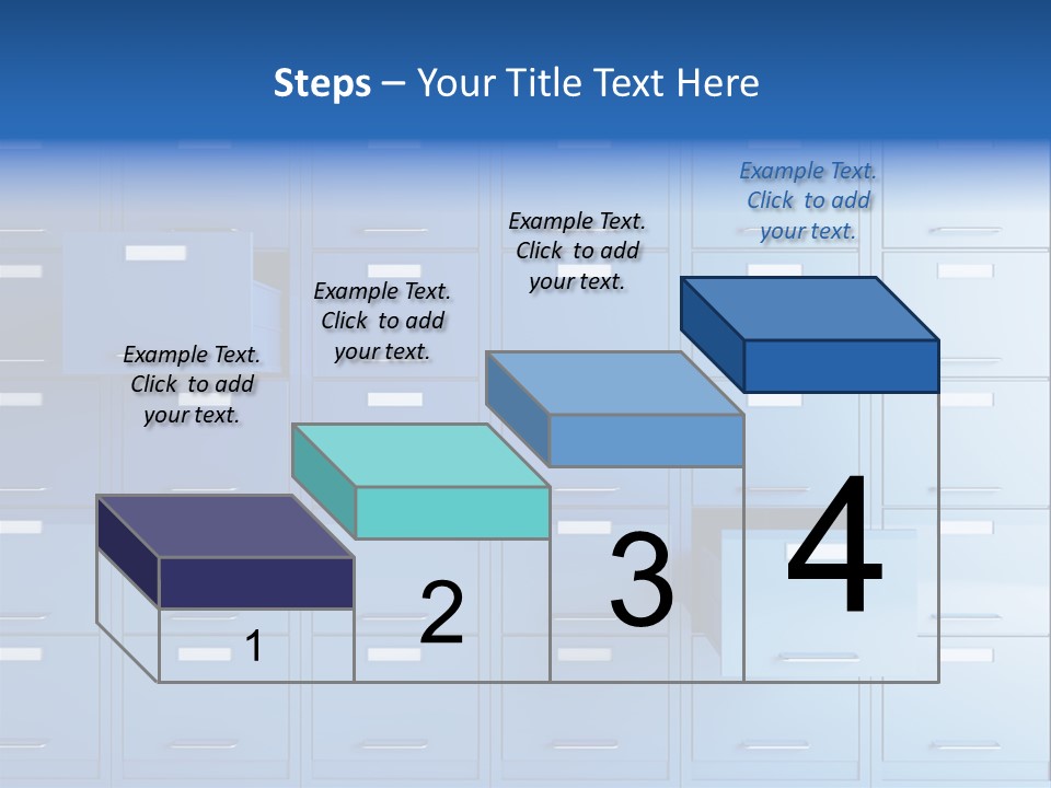 Gorgeous Isolated Ringlet PowerPoint Template