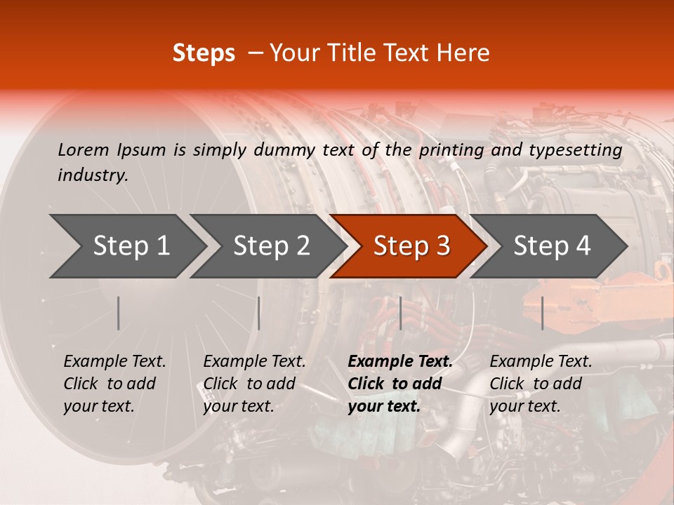 Equipment Aviation Horizontal PowerPoint Template