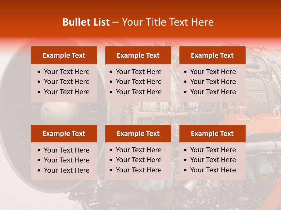 Equipment Aviation Horizontal PowerPoint Template
