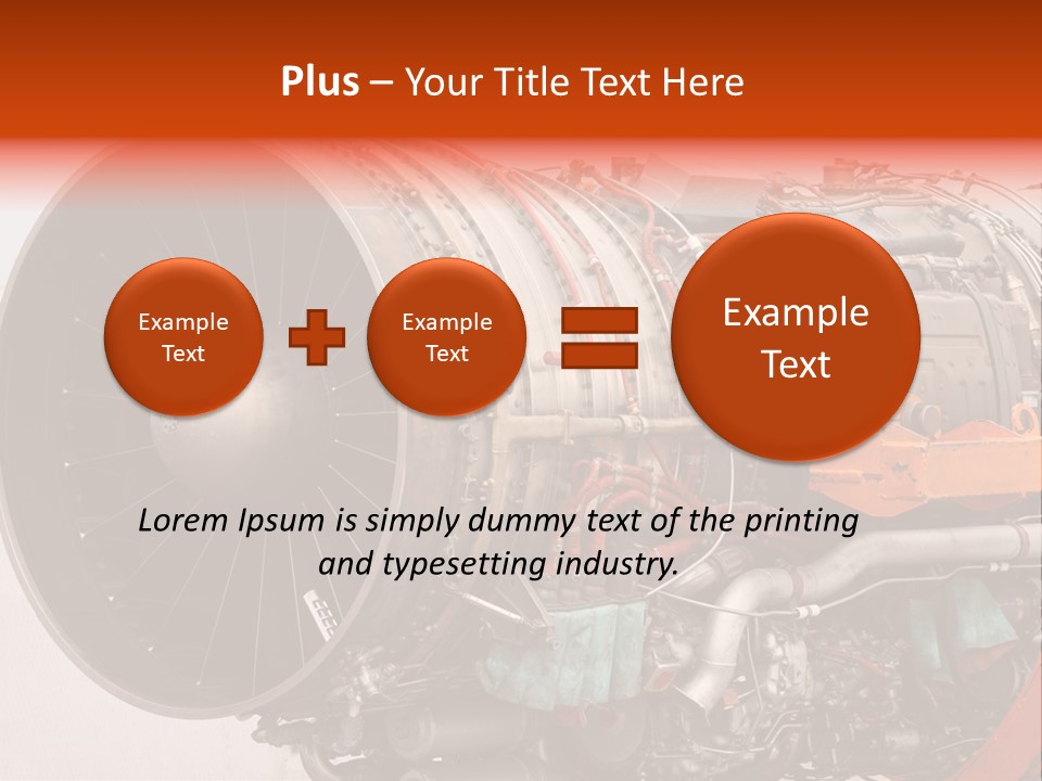 Equipment Aviation Horizontal PowerPoint Template