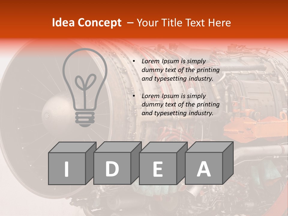 Equipment Aviation Horizontal PowerPoint Template
