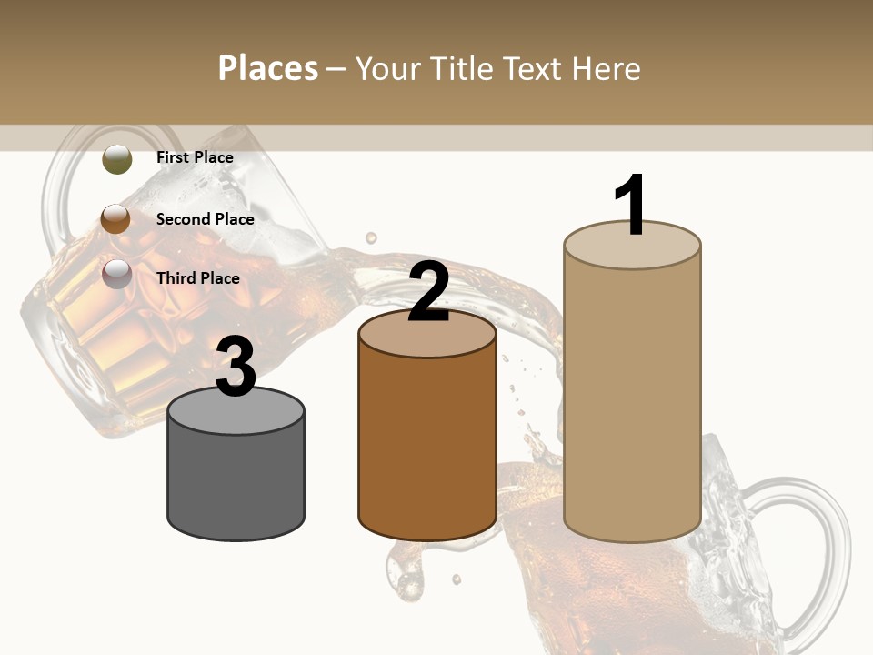 Glass Ripple Droplet PowerPoint Template