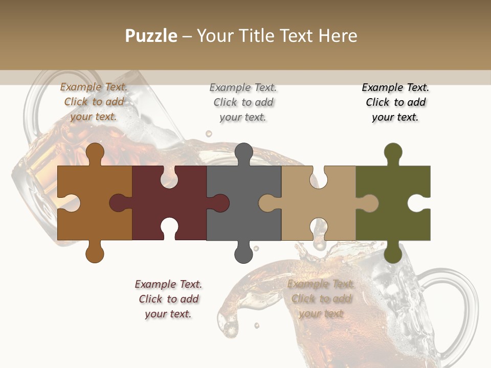 Glass Ripple Droplet PowerPoint Template