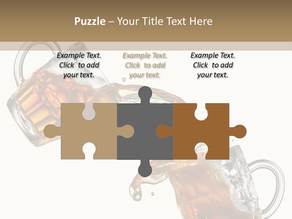 Glass Ripple Droplet PowerPoint Template