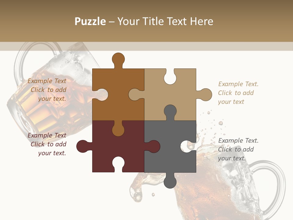 Glass Ripple Droplet PowerPoint Template