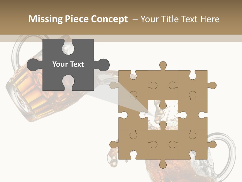 Glass Ripple Droplet PowerPoint Template