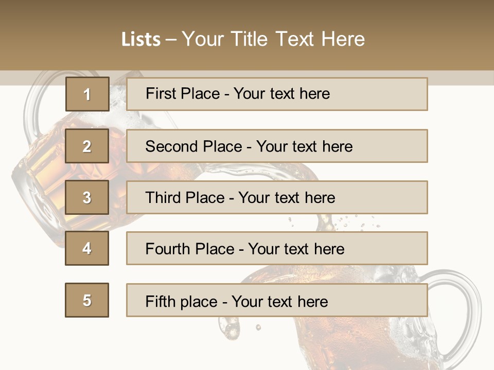 Glass Ripple Droplet PowerPoint Template