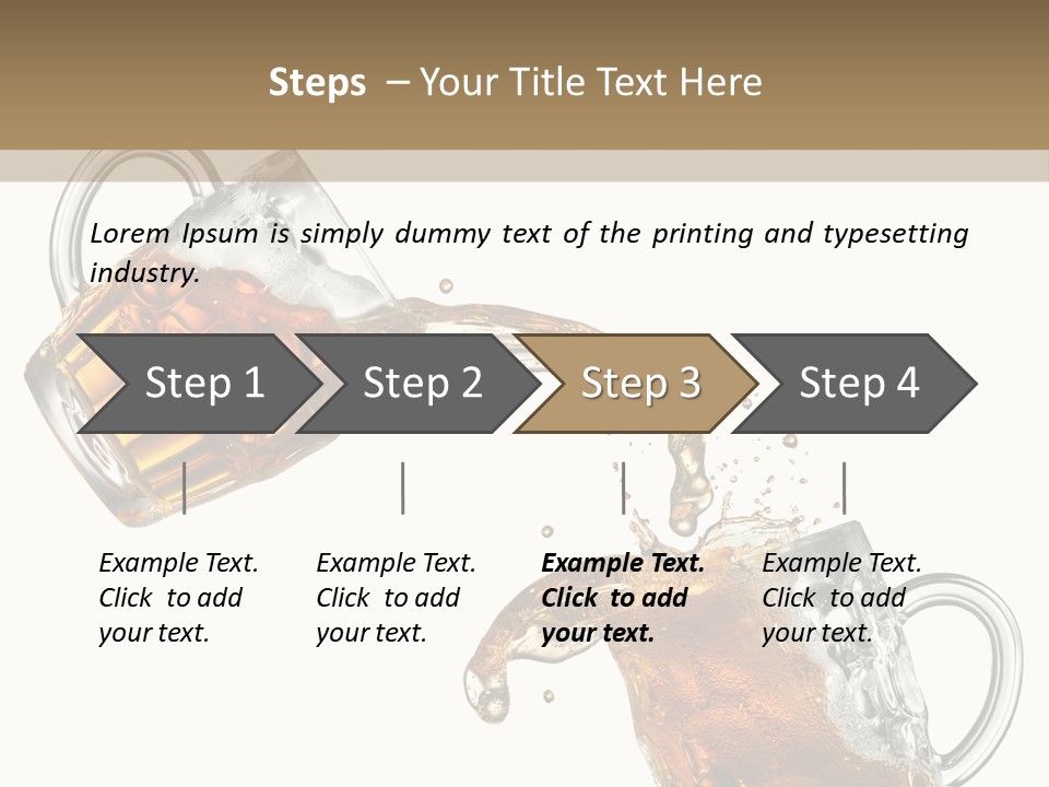 Glass Ripple Droplet PowerPoint Template