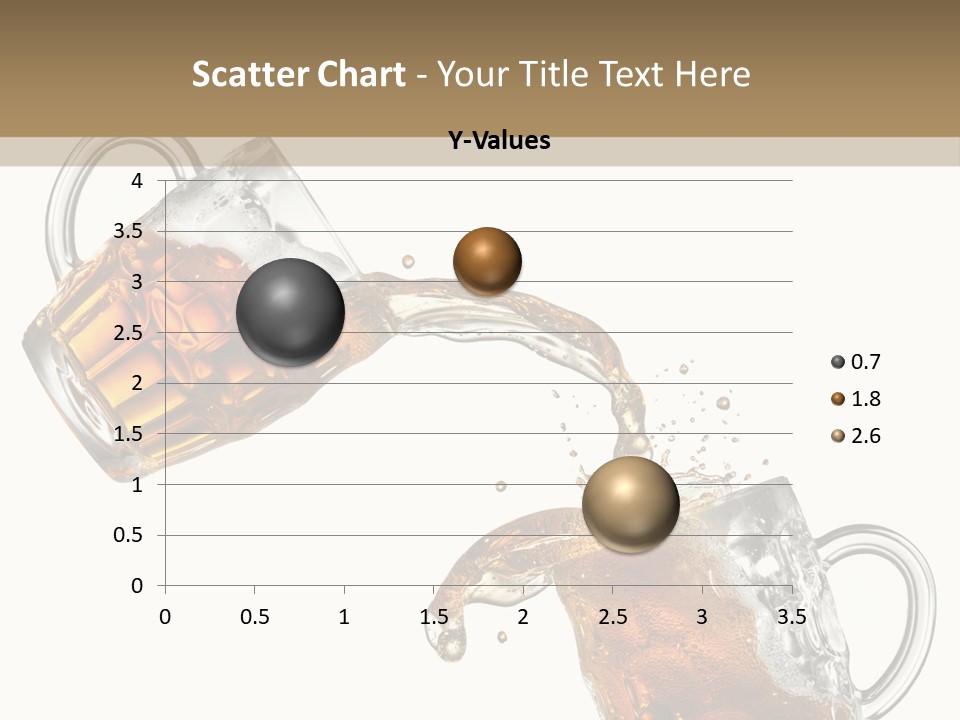 Glass Ripple Droplet PowerPoint Template