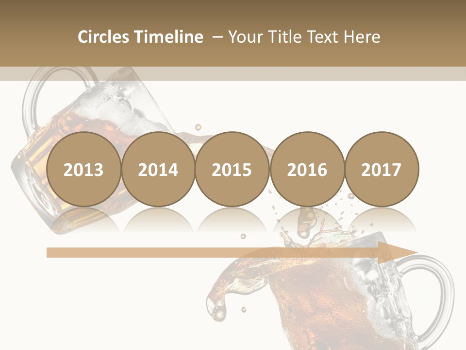 Glass Ripple Droplet PowerPoint Template