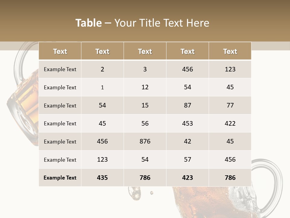 Glass Ripple Droplet PowerPoint Template
