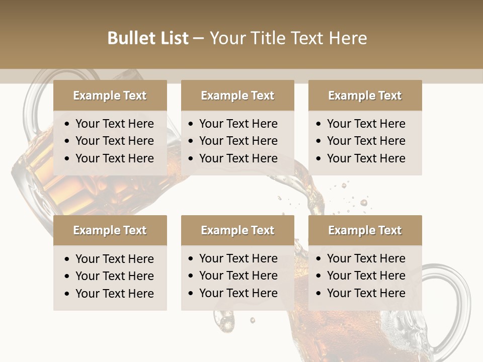 Glass Ripple Droplet PowerPoint Template