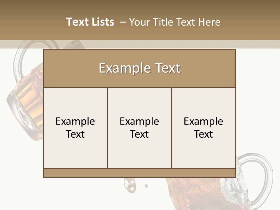 Glass Ripple Droplet PowerPoint Template