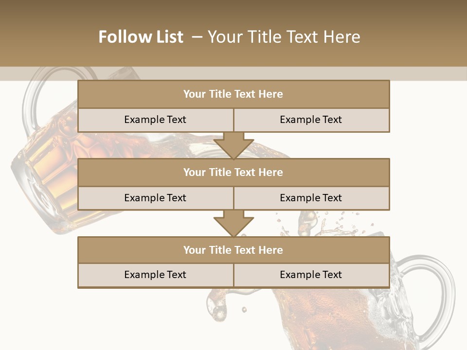 Glass Ripple Droplet PowerPoint Template