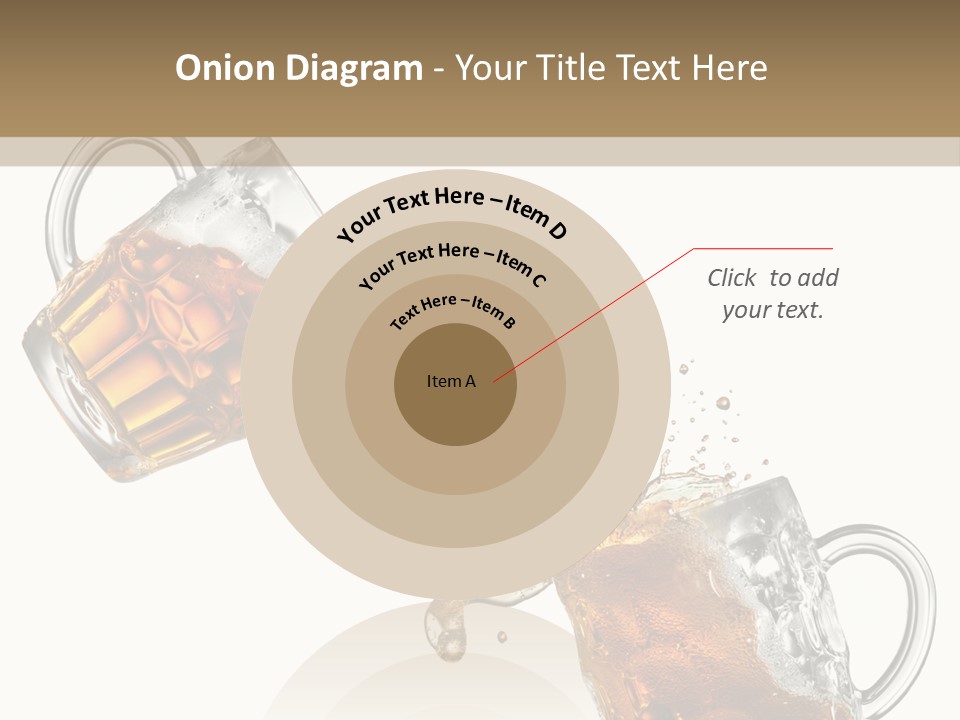 Glass Ripple Droplet PowerPoint Template