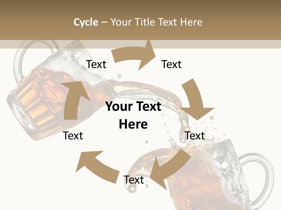 Glass Ripple Droplet PowerPoint Template