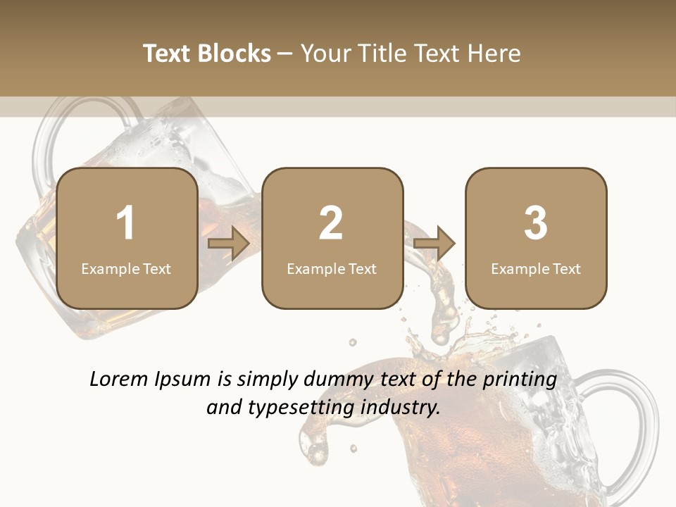 Glass Ripple Droplet PowerPoint Template