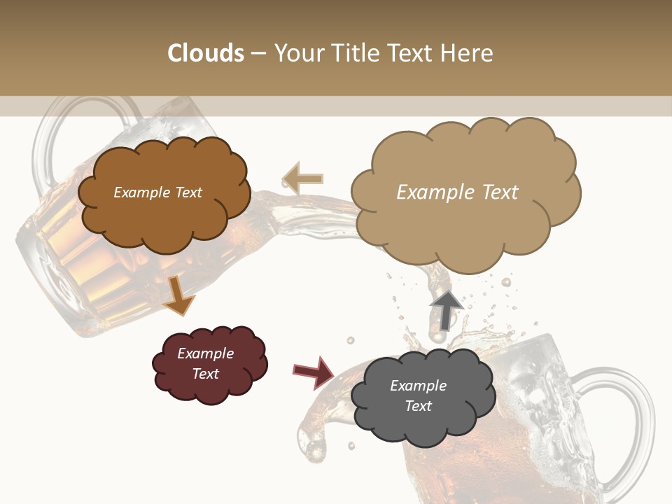 Glass Ripple Droplet PowerPoint Template
