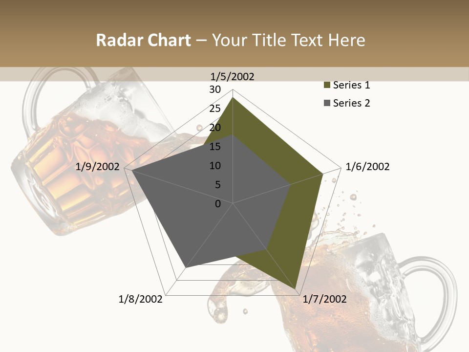 Glass Ripple Droplet PowerPoint Template