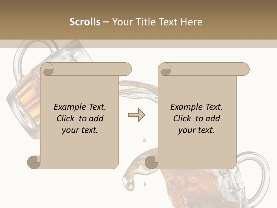 Glass Ripple Droplet PowerPoint Template