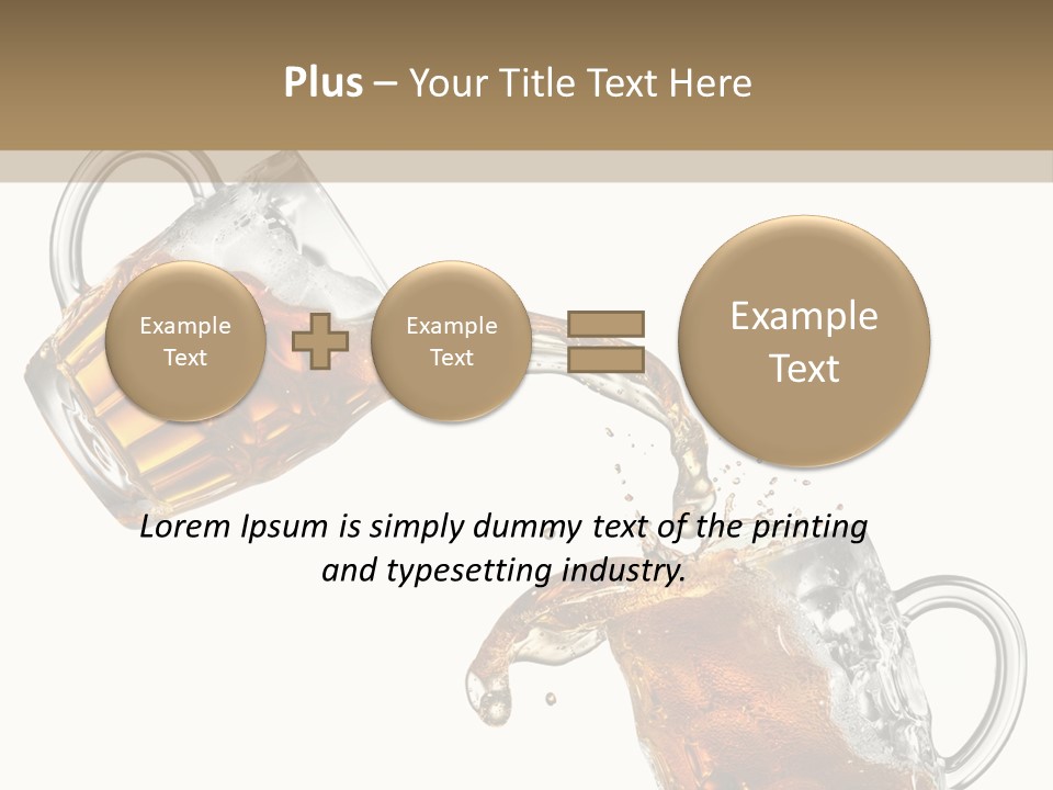 Glass Ripple Droplet PowerPoint Template