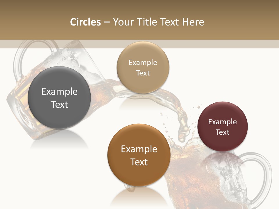 Glass Ripple Droplet PowerPoint Template