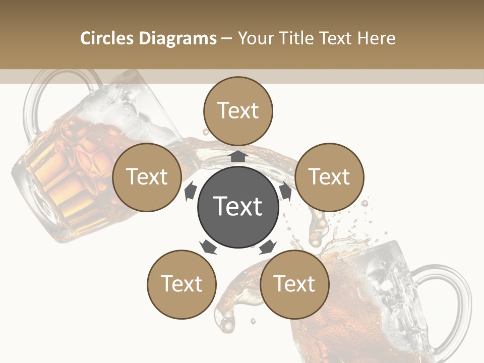 Glass Ripple Droplet PowerPoint Template