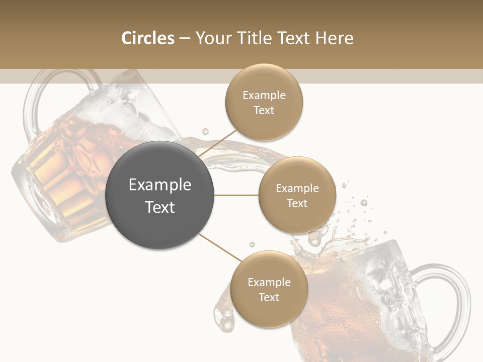 Glass Ripple Droplet PowerPoint Template