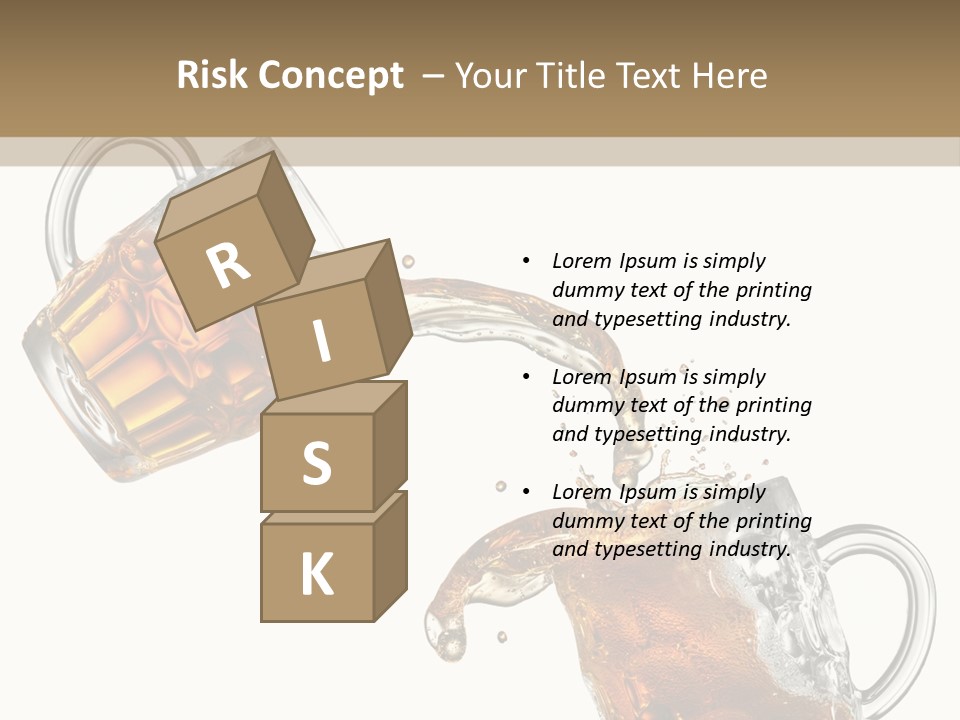 Glass Ripple Droplet PowerPoint Template