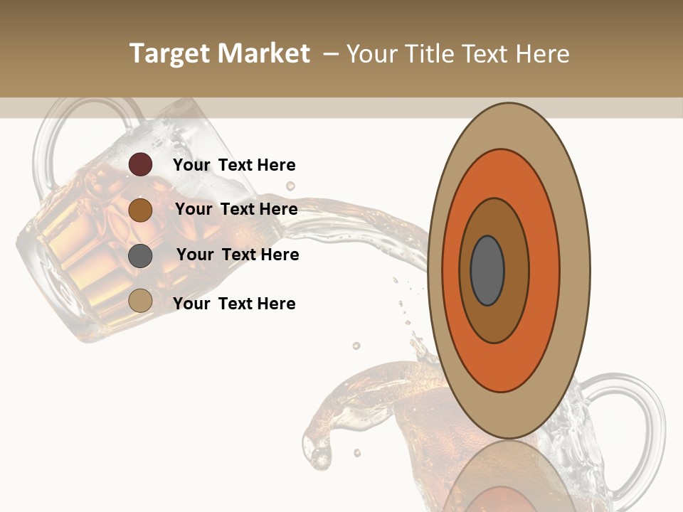 Glass Ripple Droplet PowerPoint Template