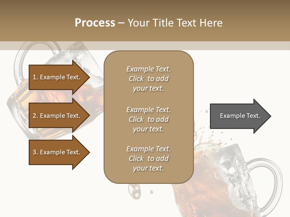 Glass Ripple Droplet PowerPoint Template