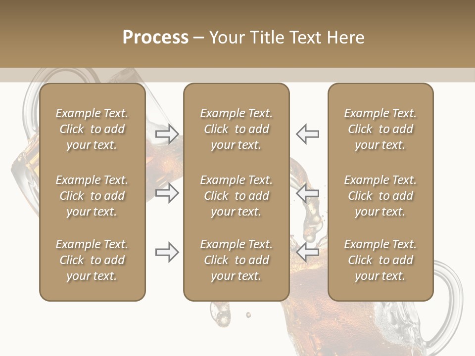 Glass Ripple Droplet PowerPoint Template