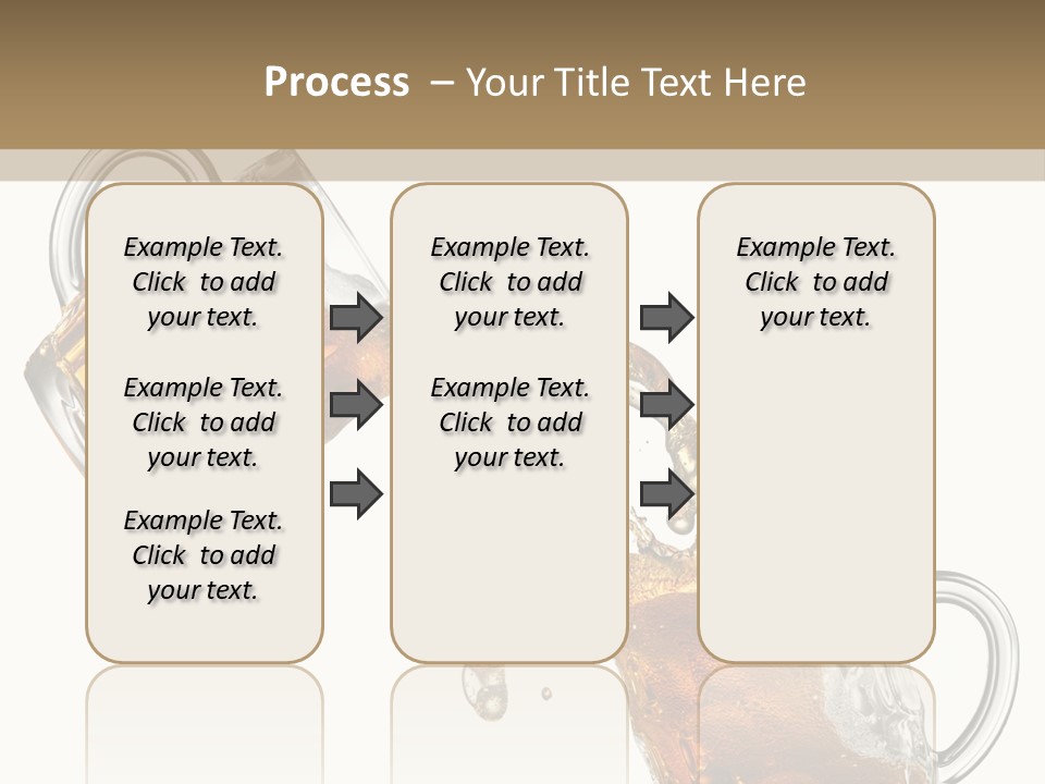 Glass Ripple Droplet PowerPoint Template