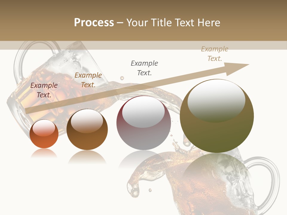 Glass Ripple Droplet PowerPoint Template