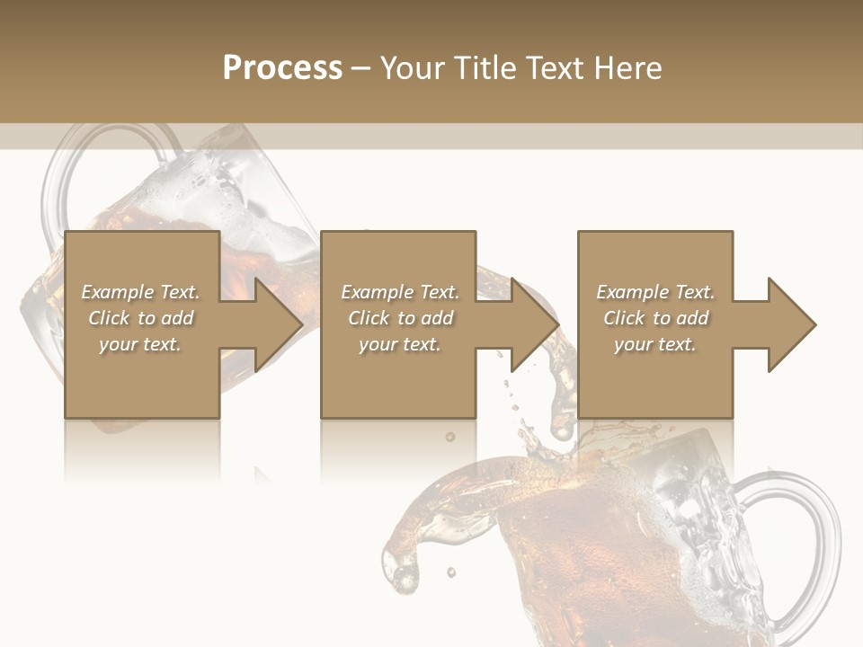 Glass Ripple Droplet PowerPoint Template