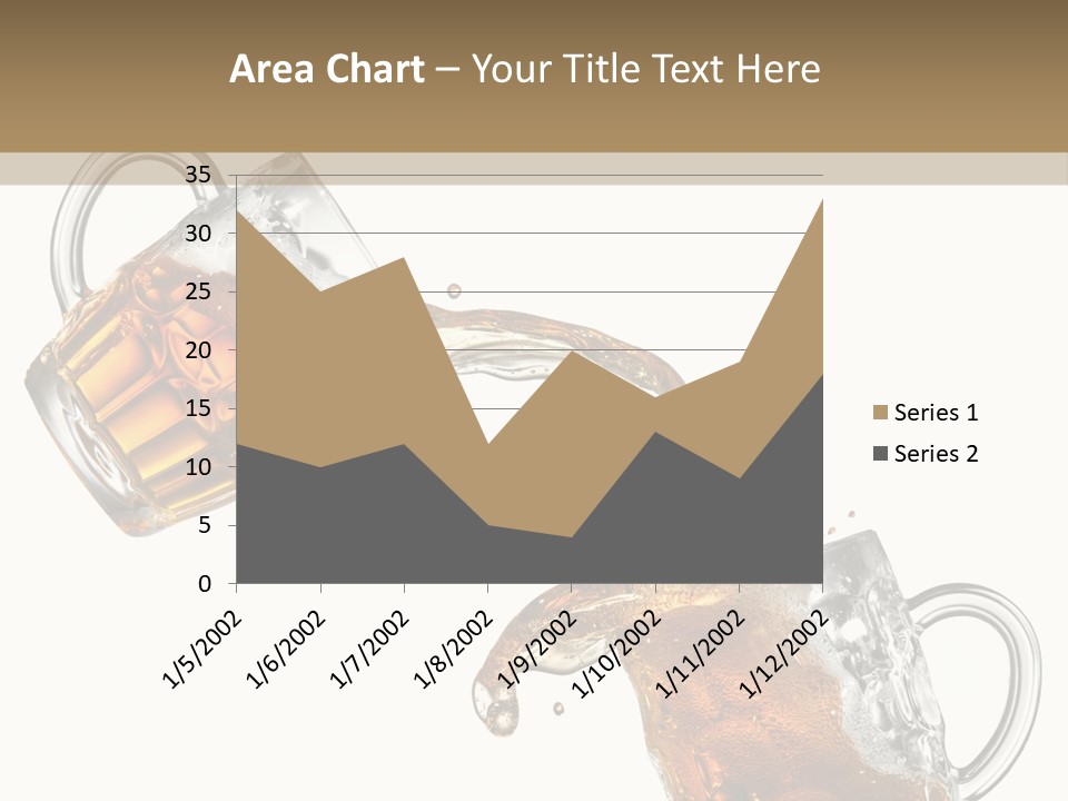 Glass Ripple Droplet PowerPoint Template