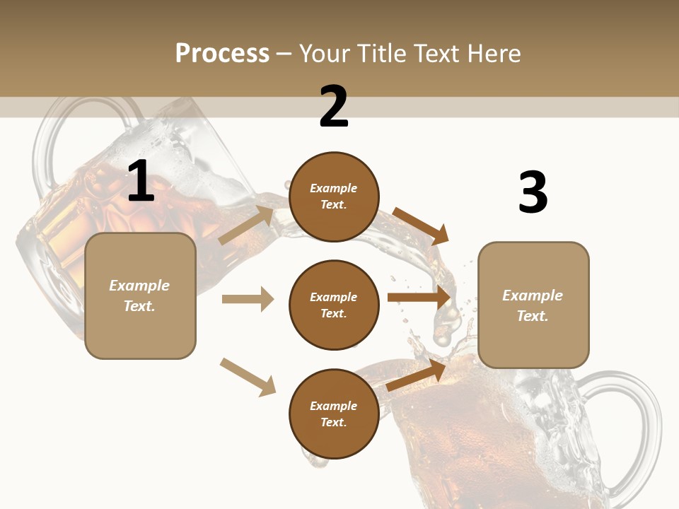 Glass Ripple Droplet PowerPoint Template