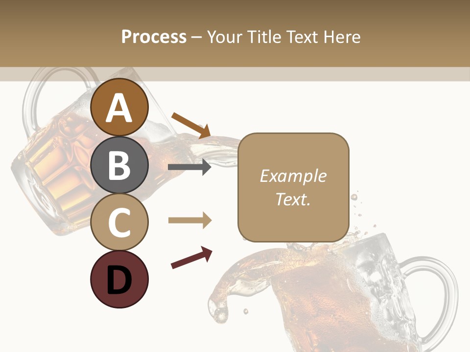 Glass Ripple Droplet PowerPoint Template