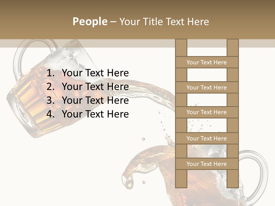 Glass Ripple Droplet PowerPoint Template