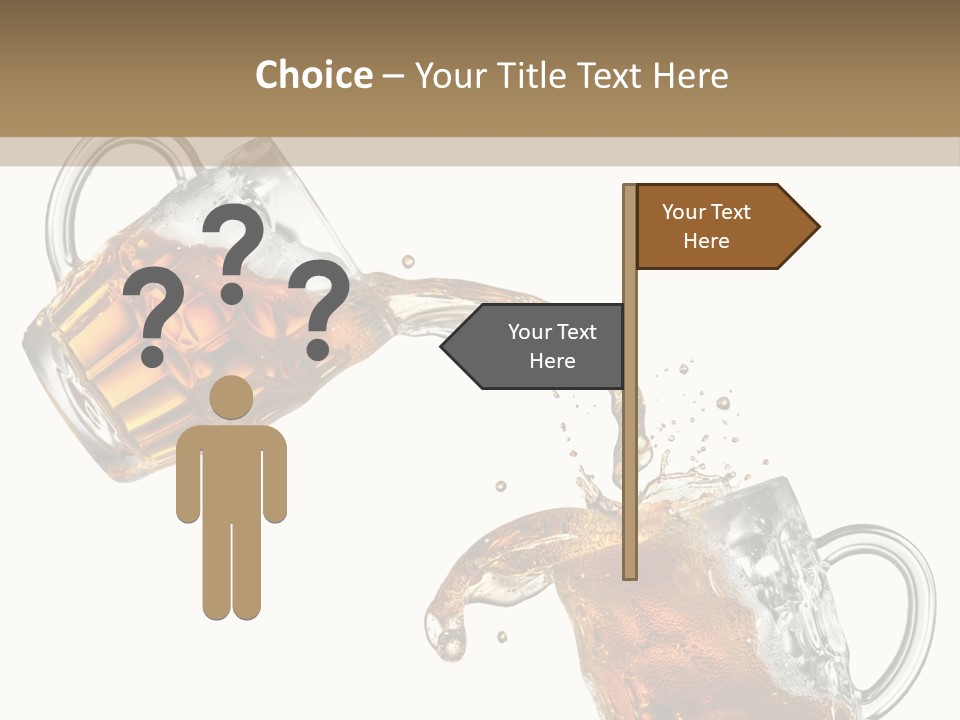 Glass Ripple Droplet PowerPoint Template