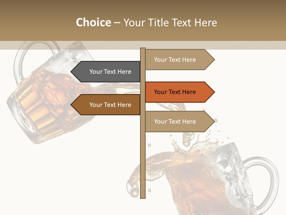 Glass Ripple Droplet PowerPoint Template