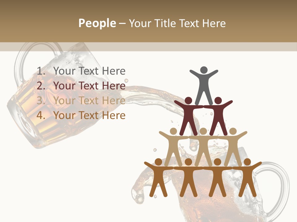 Glass Ripple Droplet PowerPoint Template