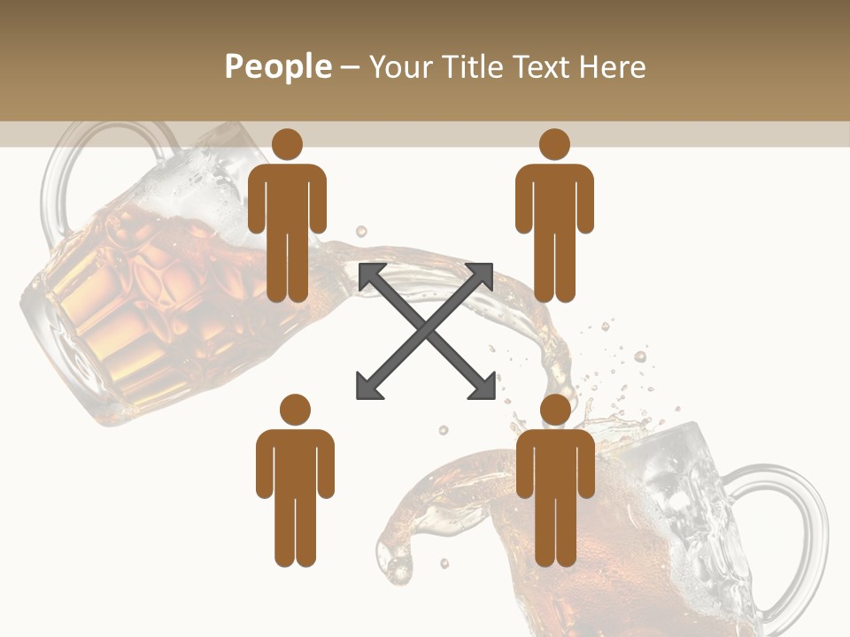 Glass Ripple Droplet PowerPoint Template