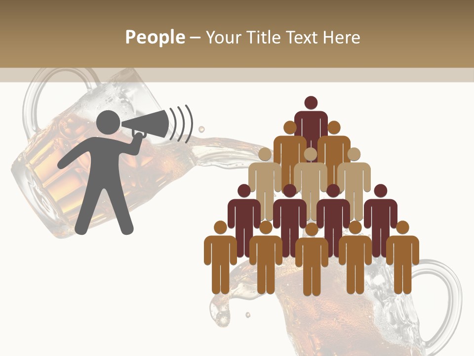 Glass Ripple Droplet PowerPoint Template